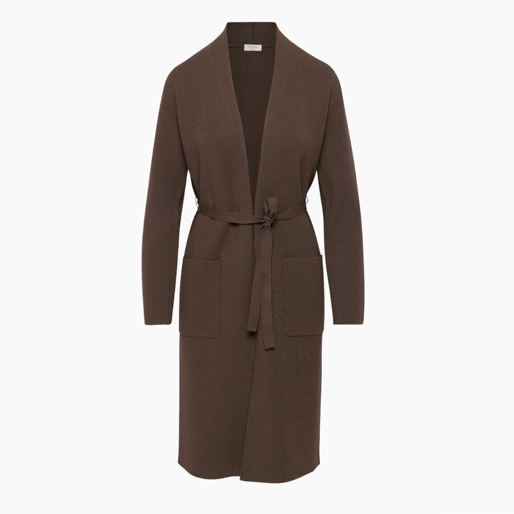 Ty Cardigan in Rich Mocha Brown